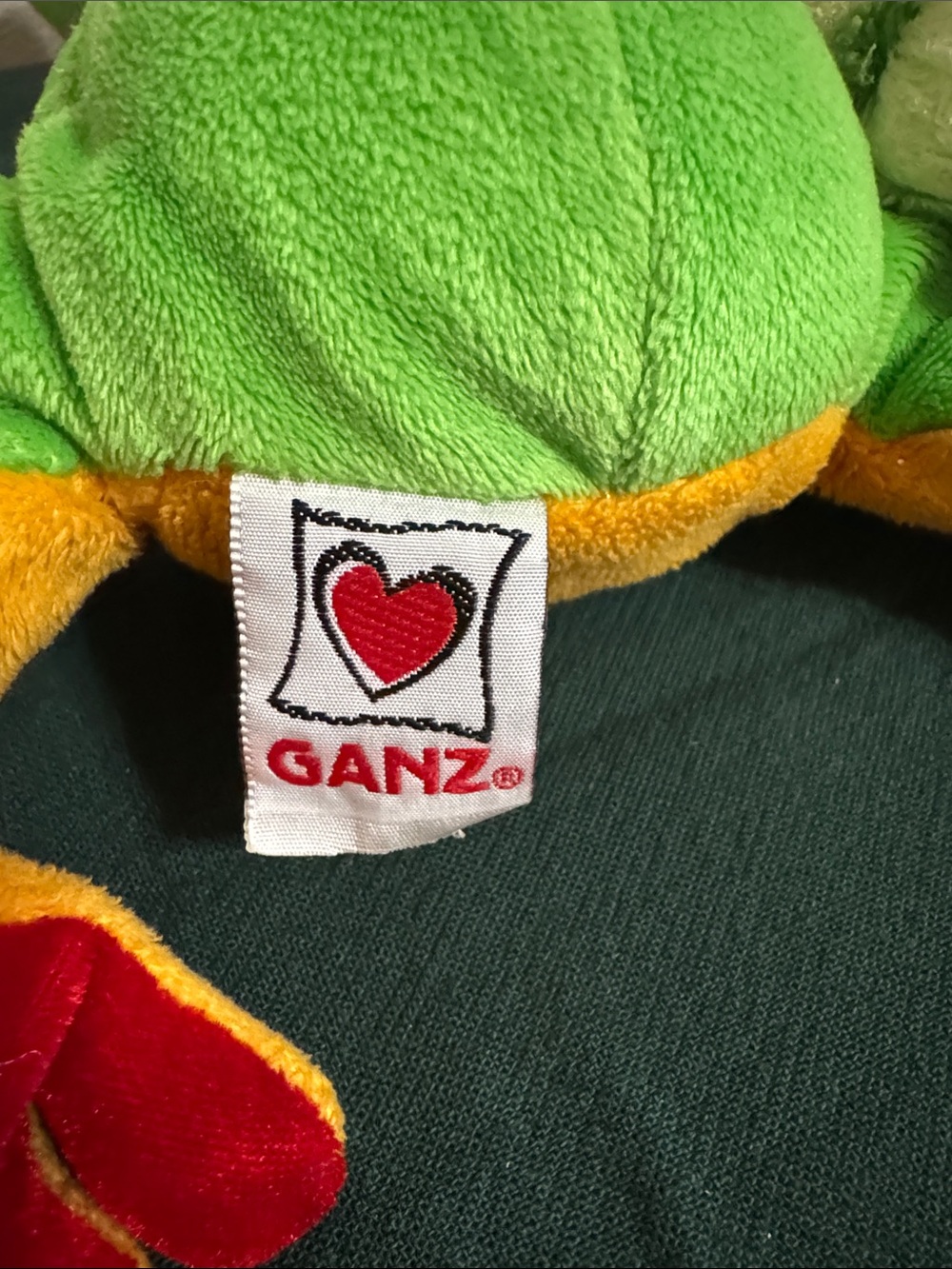GANZ Green and Yellow Plush Frog Duo - Picture 7 of 13